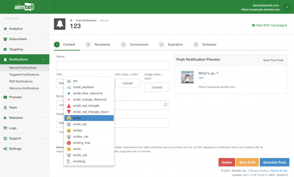 Custom Attributes and Emojis 